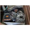 Image 1 : BOX LOT OF HARLEY BAGS AND ACCESSORIES, COOLER BAGS, ETC