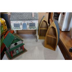 MAILBOX, BIRDHOUSE, AND BOAT MINISHELFS