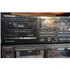 Image 2 : PIONEER CT-W450R AND TECHNICS RS-TR157 DUAL CASSETTE DECKS, AND MIX LOT OF CASSETTES, CDS, DVDS