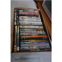 BOX OF DVDS