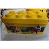 Image 2 : LEGO HEAD STORAGE CASE W/ LEGO AND LEGO CASE W/ LEGO