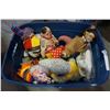 Image 1 : TOTE OF CLOWN DOLLS
