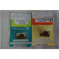 2 CANADA POST COLLECTOR PINS HISTORIC VEHICLES