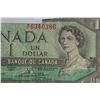 Image 4 : 1954 CANADIAN 1 DOLLAR BANK NOTE