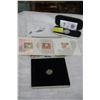 Image 1 : 2001 DENNIS POTWIN COIN AND STAMP SET PLUS 1999-2000 OFFICIAL MILLENIUM COIN AND STAMP SET