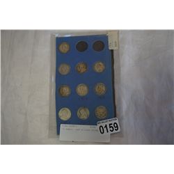 10 EARLY 1900 SILVER COINS