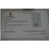 Image 2 : 14KT WHITE GOLD .30CT DIAMOND HEART PENDANT W/ CHAIN W/ APPRAISAL $1420