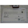 Image 2 : 10KT WHITE GOLD 7x5mm GENUINE 1CT SAPPHIRE AND .04CT DIAMOND PENDANT W/ APPRAISAL $2800