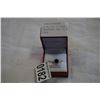 Image 1 : STERLING SILVER 7mm GENUINE SAPPHIRE AND CZ RING - RETAIL $500