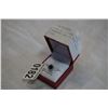 Image 2 : STERLING SILVER 7mm GENUINE SAPPHIRE AND CZ RING - RETAIL $500