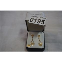 10KT GOLD LADIES EARRINGS