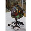 Image 1 : LEADED GLASS TABLE LAMP