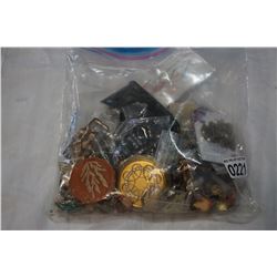 BAG OF JEWELRY, PINS