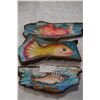 Image 1 : 3 BARK ART FISH THEMED