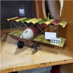 DECORATIVE METAL PLANE