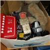Image 2 : BOX OF VINTAGE TOYS AND STUFFED BEAR