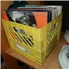 Image 1 : YELLOW CRATE OF RECORDS, ROLLING STONES, THE POLICE AND MORE