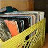 Image 2 : YELLOW CRATE OF RECORDS, ROLLING STONES, THE POLICE AND MORE