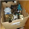Image 1 : 2 VINTAGE CLOCKS, CANDLE STICKS, SELZER BOTTLE, ETC