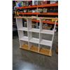 Image 1 : MAPLE AND WHITE 4FT CUBICAL SHELF