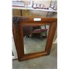 Image 1 : ANTIQUE WOOD FRAMED MIRROR