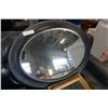 Image 4 : OVAL WALL MIRROR AND BEVELLED MIRROR