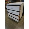 Image 2 : PAINTED WHITE 4 DRAWER DRESSER