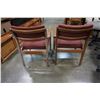 Image 3 : 2 WOOD FRAMED MCM DINING CHAIR