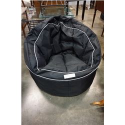 BLACK BEAN BAG CHAIR