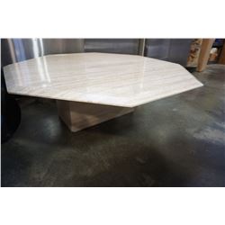 MARBLE OCTOGON COFFEE TABLE