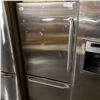Image 1 : STAINLESS GE PROFILE FRIDGE WITH BRITA SYSTEM AND BOTTOM FREEZER, WORKS