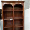 Image 2 : DREXELK CHARLETON CHERRY STORAGE SHELF WITH 2 DOORS, APPROX. 7FT TALL