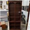 Image 1 : DREXEL CHARLETON CHERRY STORAGE SHELF, APPROX 7FT TALL