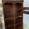 Image 2 : DREXEL CHARLETON CHERRY STORAGE SHELF, APPROX 7FT TALL