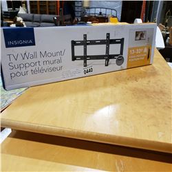 NEW OVERSTOCK INSIGNIA13-32 INCH FIXED POSITION TV WALL MOUNT 40LB CAPACITY