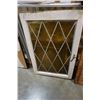 Image 1 : 2 x 3 FT LEADED GLASS WINDOW