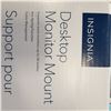 Image 3 : NEW OVERSTOCK INSIGNIA DESKTOP MONITOR MOUNT, SUPPORTS MOST MONITORS UP TO 30 INCHES