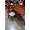 Image 4 : DUNCAN PHYFFE DOUBLE PEDESTAL DINING TABLE W/ JACKKNIFE LEAF AND 6 CHAIRS