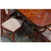 Image 5 : DUNCAN PHYFFE DOUBLE PEDESTAL DINING TABLE W/ JACKKNIFE LEAF AND 6 CHAIRS