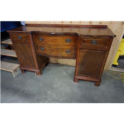 4 DRAWER MAHOGANY BOWED DRAWER SERVER DUNCAN PHYFFE