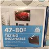 Image 3 : NEW OVERSTOCK INSIGNIA 47-80 INCH TILTING TV WALL MOUNT 120LB CAPACITY