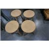 Image 2 : 4 SMALL STOOLS