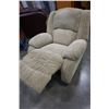 Image 4 : BEIGE FABRIC RECLINER CHAIR