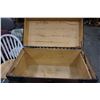 Image 2 : VINTAGE WOOD STEAMER TRUNK