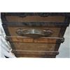 Image 5 : VINTAGE WOOD STEAMER TRUNK