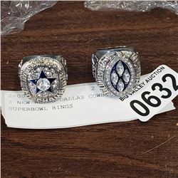 2 NEW REPRO DALLAS COWBOYS SUPERBOWL RINGS