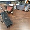 Image 1 : VINTAGE RADIO BELLOWS CAMERA AND REALISTIC CITZEN BAND TRANSCEIVER