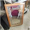 Image 1 : ETCHED GLASS ARCHWAY MIRROR