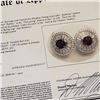 Image 3 : STERLING SILVER GENUINE RUBY EARRINGS AND PENDANT SET 2.25CTS OF RUBY W/ APPRAISAL $800 AND $400
