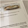 Image 2 : 10KT YELLOW GOLD .10CT DIAMOND RING W/ APPRAISAL $1780